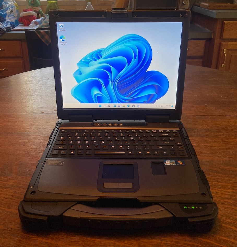 Getac Rugged Toughbook Laptop Win 11 i5 2.6ghz 8gb 250gb Dual Battery Touch