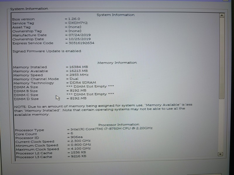 Dell Precision 7530 15.6" FHD i7-8750H 16GB RAM Quadro P2000 No Battery/SSD gallery