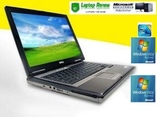 Dell Laptop Duo Windows 14 Vista Pro 2GB 160GB RS232 Serial Com Port