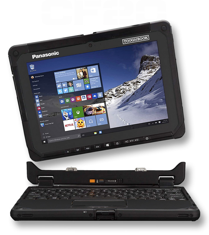 BLACK COBRA Toughbook Tablet CF-20 Touchscreen • 2TB SSD • WEBCAM • WIN 11 • 3YR gallery