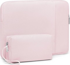 13 Inch Laptop Case Sleeve Bag Set for MacBook Air M5, Pale Pink | MacBook Pro 1