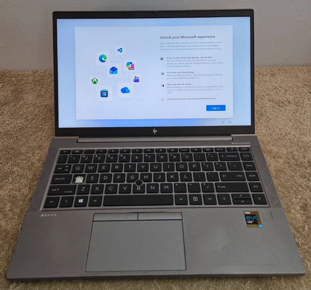 HP ZBook Firefly G7 14" Laptop i5-1135G7 16GB RAM 128GB SSD Windows 11 - B