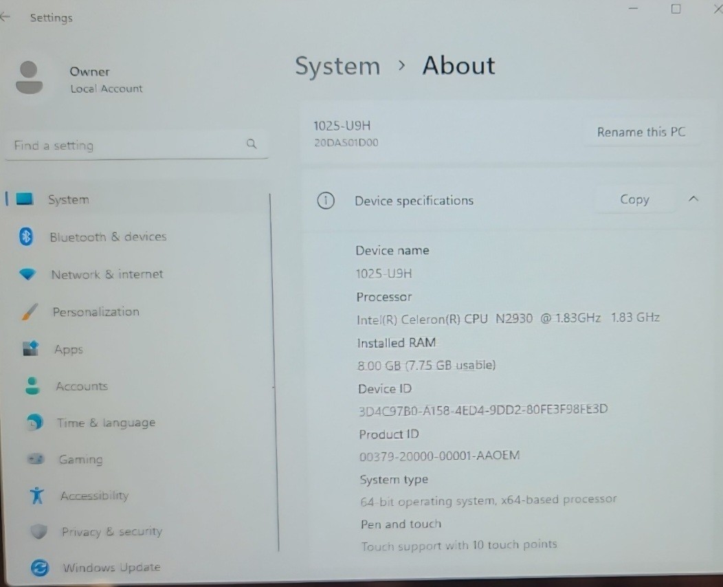 Lenovo Thinkpad Yoga 11e 3rd Gen Intel Celeron N3160 8GB RAM 360GB HDD W Charger gallery