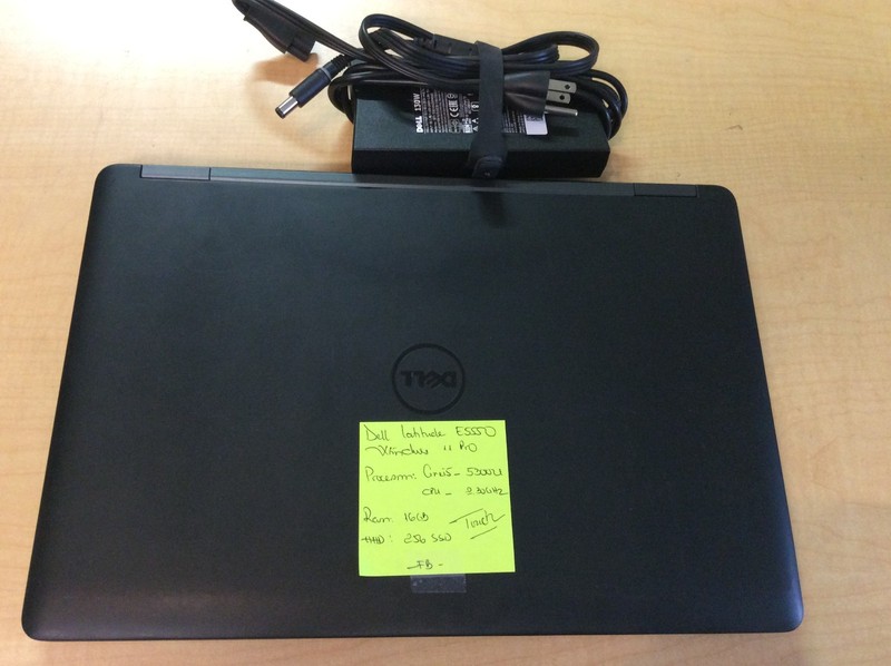 dell latitude E5550 15'6 NO touch screen 16gb ram 256SSD win11pro gallery