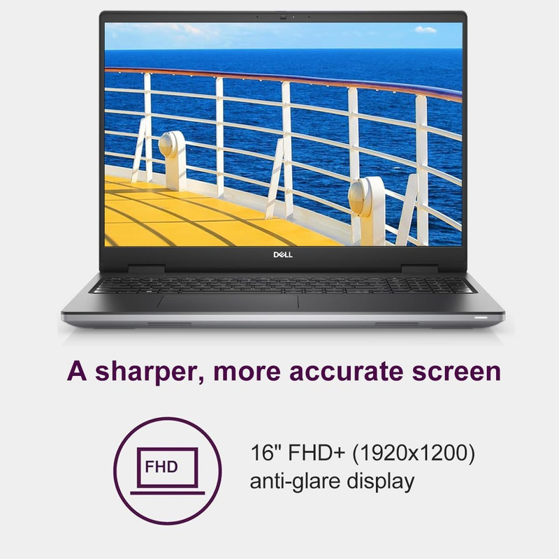 Dell Precision 7000 7680 Mobile Workstation Laptop (NVIDIA RTX 2000 Ada 8GB, 16" gallery