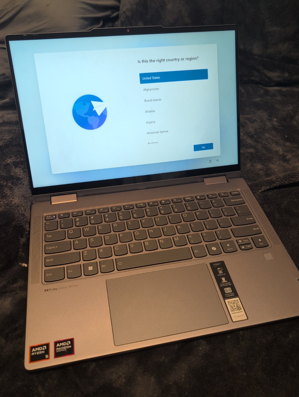 Lenovo Yoga 7 2 In 1 Laptop 14AHP9 AMD Ryzen 5 8640HS 512GB Storage gallery