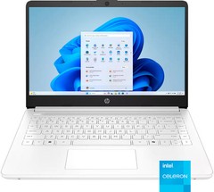 HP – 14″ Laptop – Intel Celeron N4500 2021 – 4GB Memory – 64GB eMMC – Snowfla…