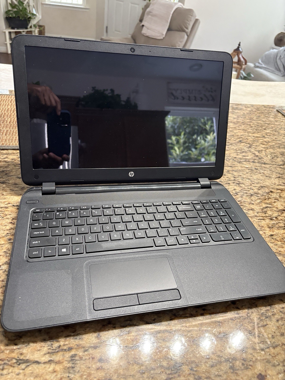 HP 15-F387WM 15.3 Touchscreen Convertible Laptop for Parts Or Repair No Power gallery