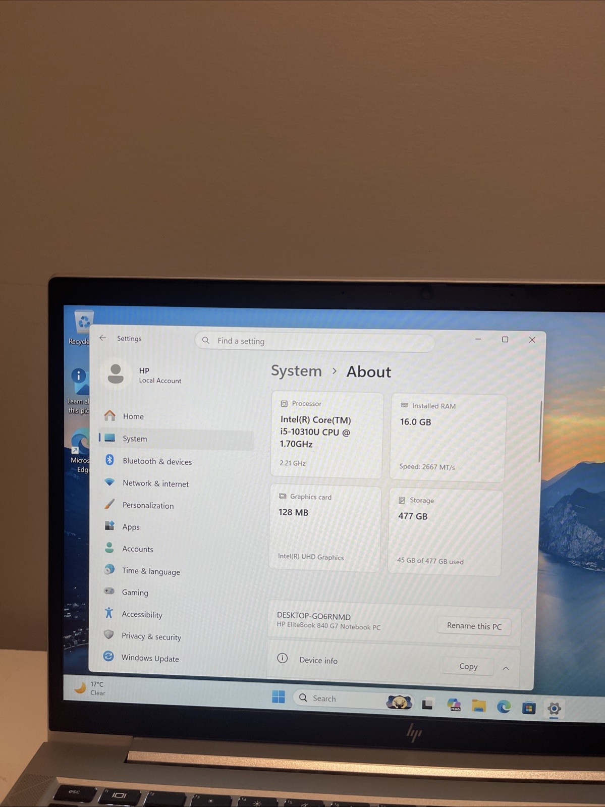HP Elitebook 840 g7 gallery