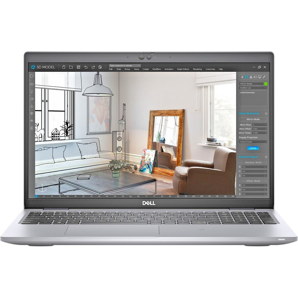 Dell Precision 3560 15" IntelCore i7-1185G7 256GB SSD 32GB RAM T500 WIN11 Laptop