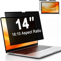 Magnetic Laptop Privacy Screen 14 Inch 16:10 (302 * 188Mm)- Removable Anti-Glare