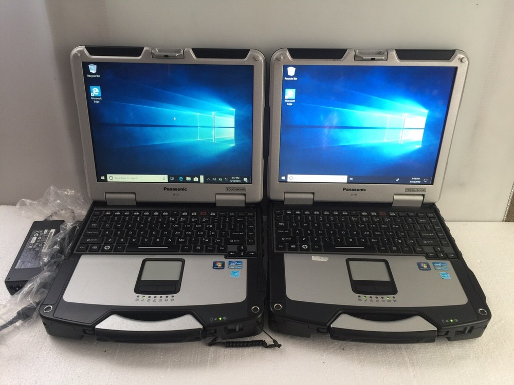 Lot Of 2Panasonic Toughbook CF31 MK3 Win10 2.6ghz 6gb 256 Ssd