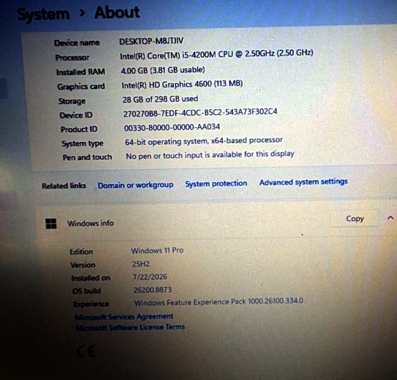 HP ZBook 17 Intel i5-4200M, 4GB, 320 GB HDD, Quadro K610M GPU, Win11, No PS gallery