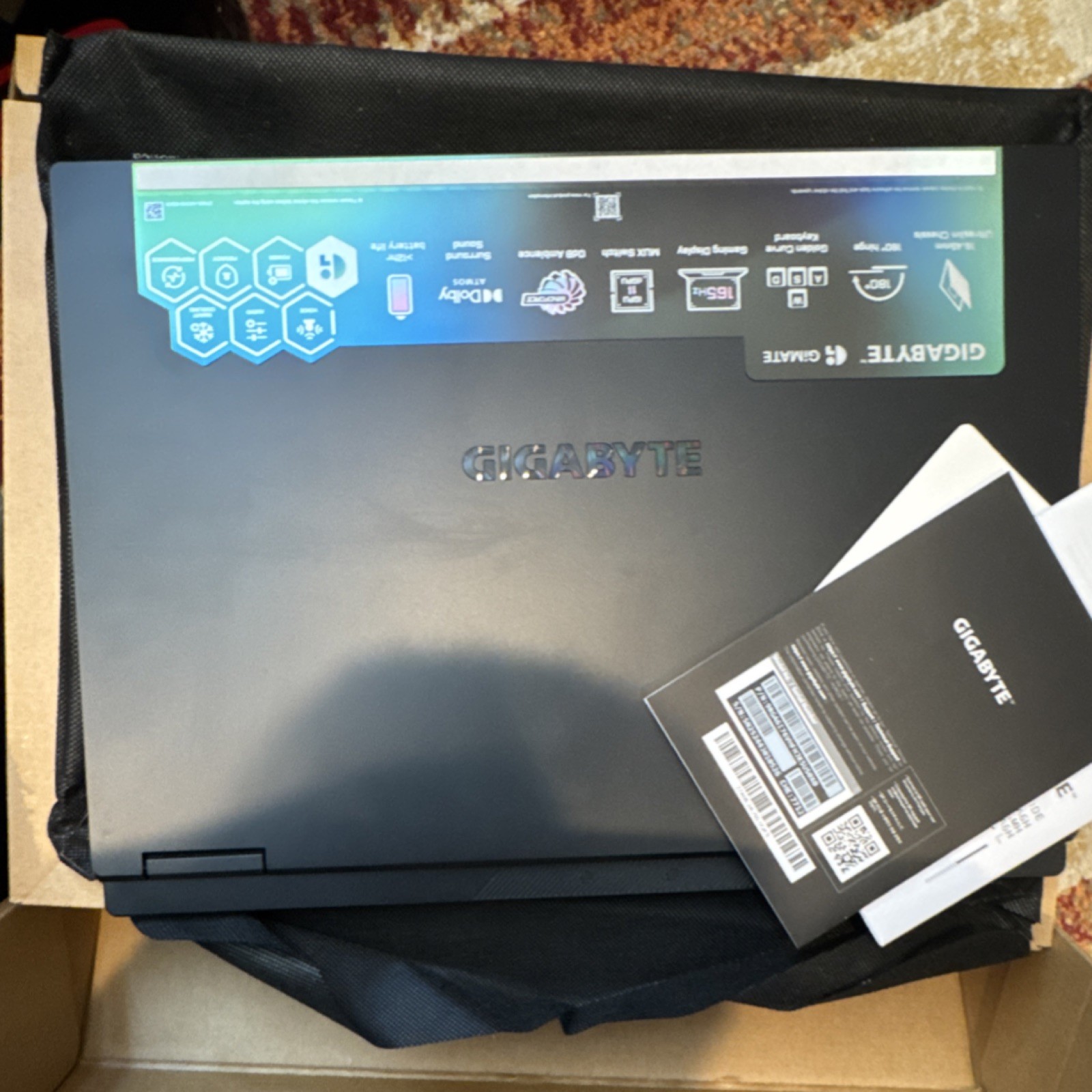 GIGABYTE A16 Gaming Laptop 16" Intel Core i7 13th Gen Black gallery