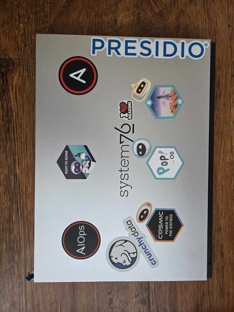 System76 Laptop COSMIC OS Black Backlit Keyboard for Casual Computing