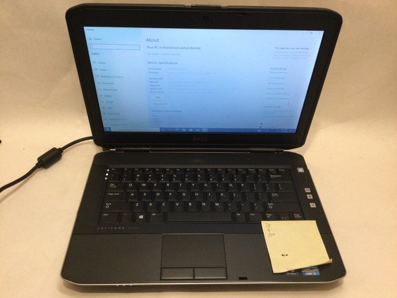 Dell Latitude E5430 / Intel Core i5-3340M / Win 10 Home / C-GRADE W/ ADAPTER! gallery