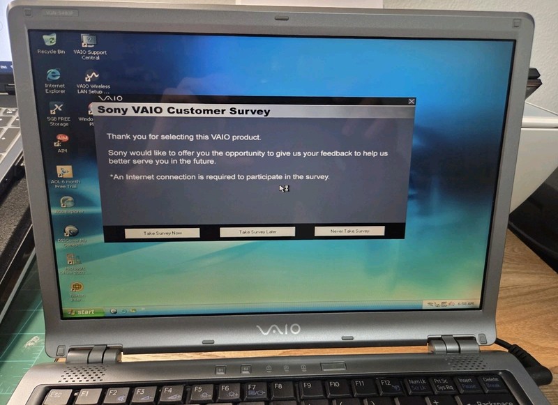 Sony Vaio Vgn-S480P Intel Pentium M 1.86ghz 2gb Ddr 2 Memory 128gb Ssd gallery