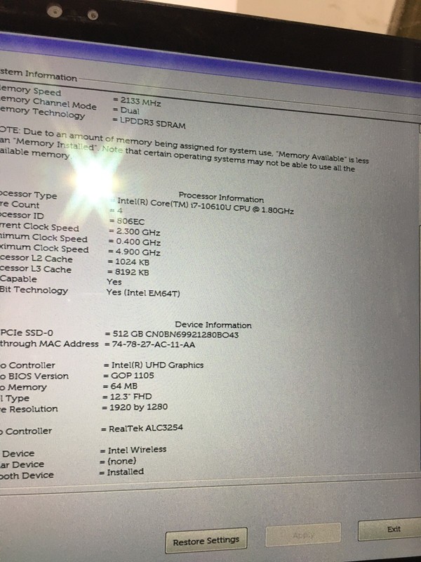 @PCD Dell Latitude 7210 2-in-1 Touch i7-10610U / RAM 16Gb / SSD 512G / Win 11P gallery