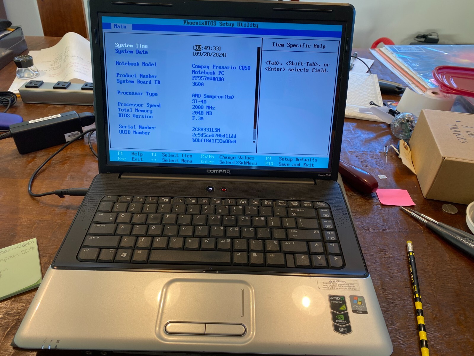 HP Presario CQ50z-100 FF957AV Sempron 2GHz, 2GB RAM gallery