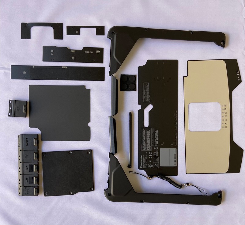 BLACK Panasonic toughbook CF-31 MK3 Core i5 2.6ghz 8GB 256GB SSD Backlit Win10 gallery