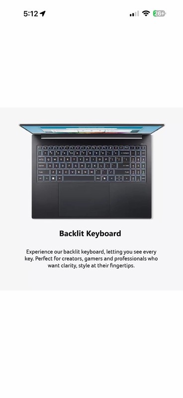 Acer Swift Go 16 AI 16" Touchscreen Laptop AMD Ryzen AI 9 465, 32GB RAM, 1TB SSD gallery