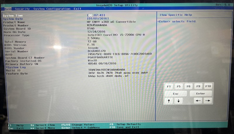 HP ENVY x360 - m6-aq103dx, Intel Core i5-7200U @2.50GHz, 12GB RAM, NO SSD/OS gallery