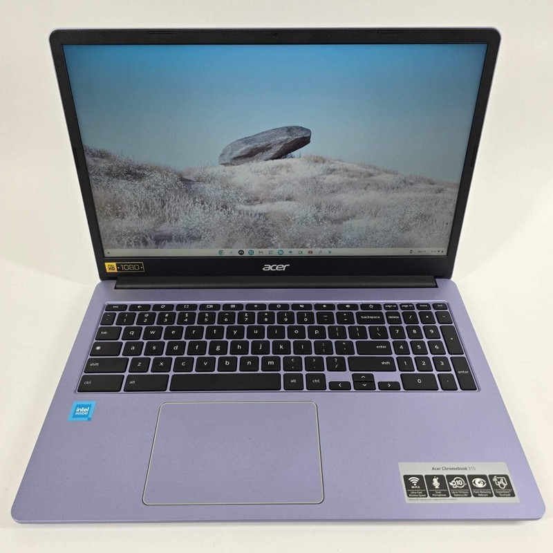 Acer Chromebook 315 CB315-4H 15.6" Celeron N4500 1.1GHz 4GB RAM 64GB gallery