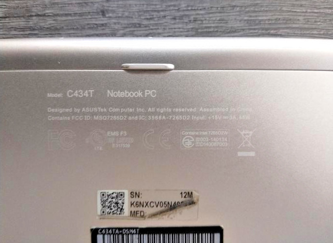 ASUS Chromebook 14'' Laptop Touch/Flip (64GB eMMC Intel Core M3-8100Y 4GB RAM) gallery