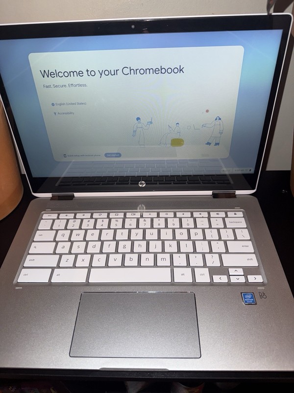 HP Chromebook X360 Touchscreen Convertible Laptop White gallery