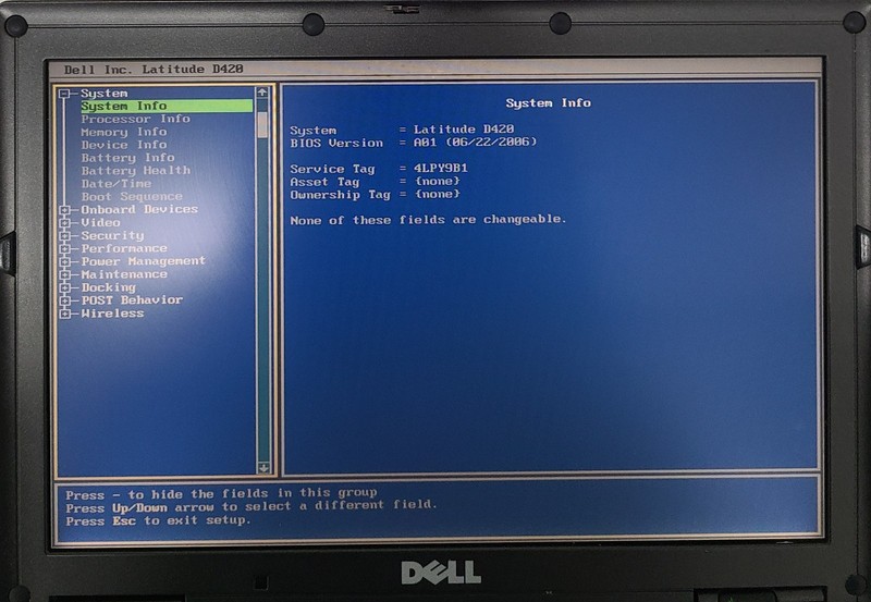 Dell Latitude D420 Laptop Intel Core Solo 512MB NO HD/OS Broken Hinge (FL) gallery