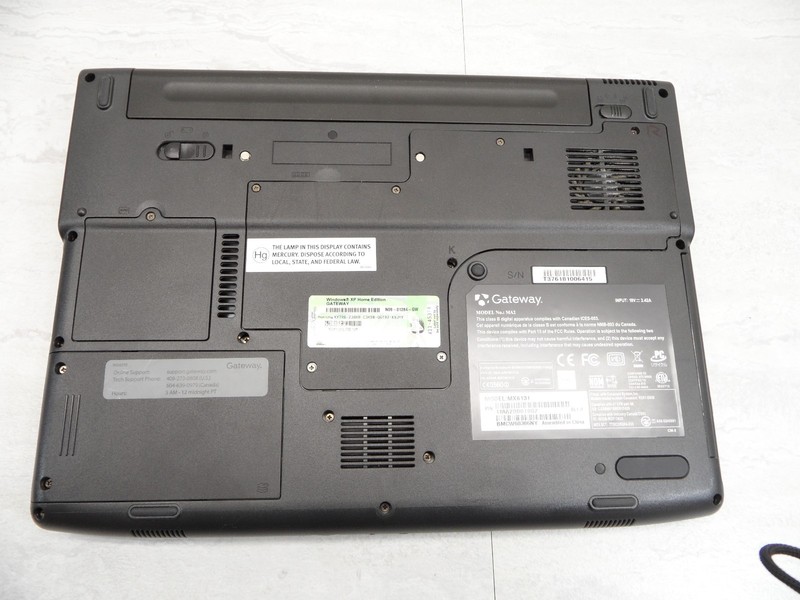 Gateway MA2 MX6131 Parts Laptop 1400Mhz 1Gb Ram No Hard Drive Post To Bios gallery