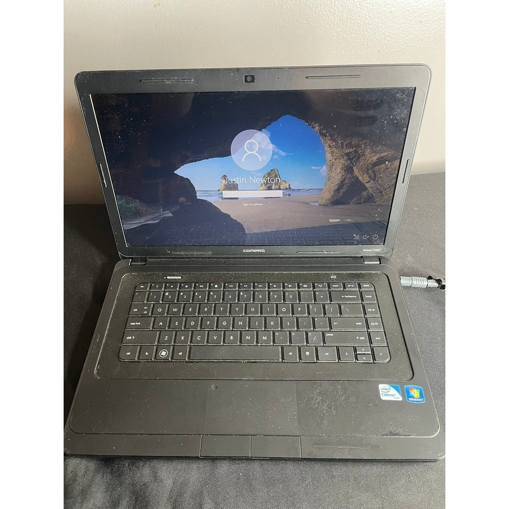 *Needs Reset* Compaq Presario CQ57 Laptop Black Intel Celeron 584037-001