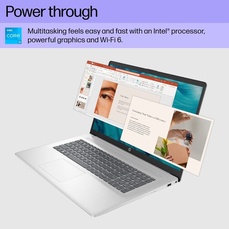 HP Laptop 17.3" HD+ Intel i3-N305 Up to 32GB RAM & 2TB SSD Windows11 Pro+OFFICE gallery