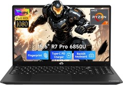 NIMO 15.6″ Light Laptop 8 Cores AMD Ryzen 7 Pro 6850U 16GB LPDDR5 RAM 512GB SSD