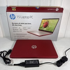 HP 15-Red Laptop 15.6” Intel Pentium Silver N5030 4GB RAM 128GB SSD DW0083WM
