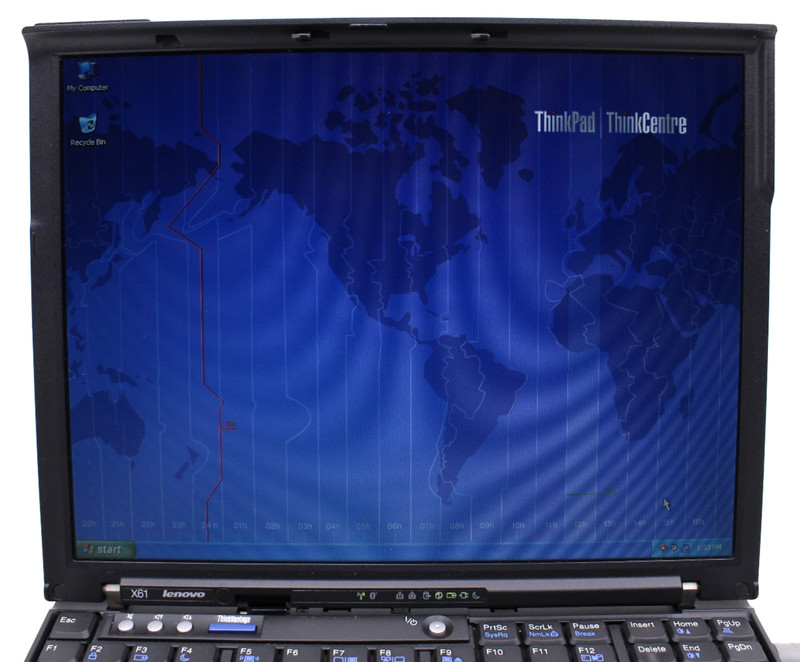 Lenovo ThinkPad X61 Core 2 Duo @2.2GHz 4GB RAM 256GB SSD Windows XP SP3 gallery