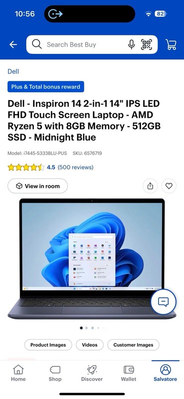 Dell Inspiron 14 2-in-1 14" Touch Screen AMD Ryzen 5 with 8GB Memory 512GB SSD gallery