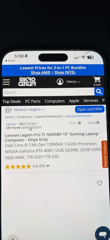 Lenovo Legion Pro 7i gallery
