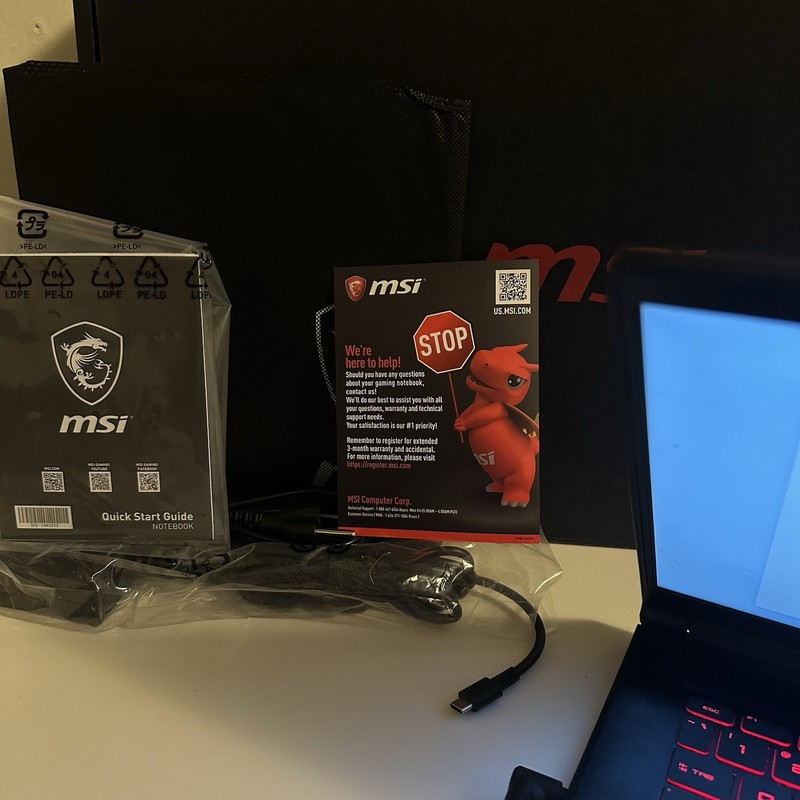 UPGRADED MSI GF65 Thin 9SD-837 Gaming Laptop i7-9750H 32GB 512GB SSD GTX 1660Ti gallery