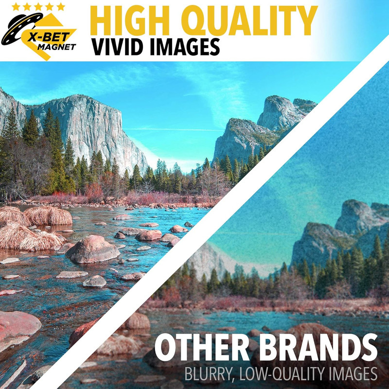 Inkjet-Optimized Printable Magnetic Sheets - 8.5x11, Magnetic Paper for DIY Stic gallery