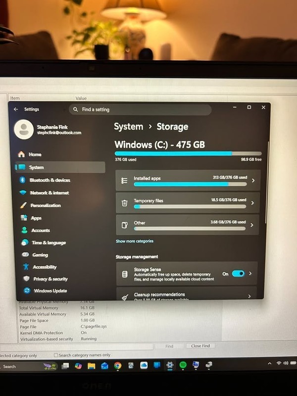 HP OMEN 16 Gaming Laptop –Ryzen 9 8940HX – RTX 5060 –16GB RAM –512GB SSD –144Hz gallery