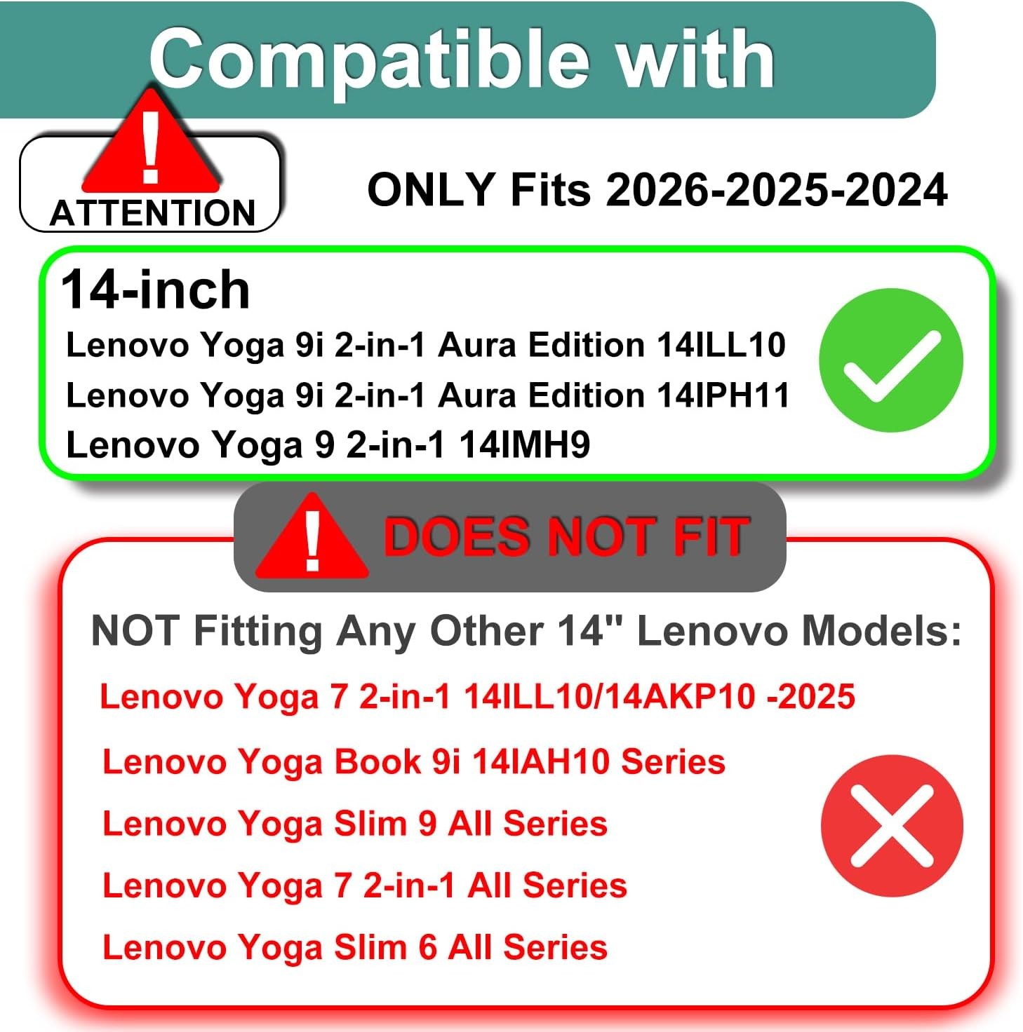 2-Pack Tempered Glass Screen Protectors for Lenovo Yoga 9i Aura & Yoga 9 14 gallery