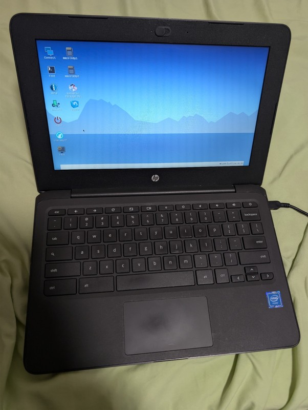 HP Chromebook 11 G6 EE Netbook 32GB eMMC Intel N3350 4GB RAM Black - READ DESC gallery