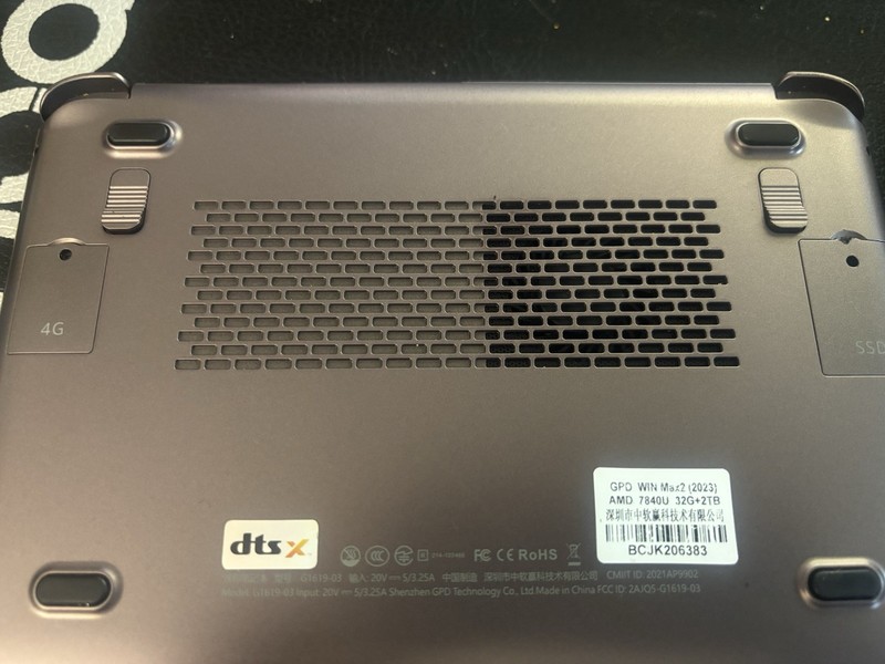 GPD Win Max 2 (2023) 10.1" AMD Ryzen 7 7840U 32GB RAM 2TB Grey G1619-03 gallery