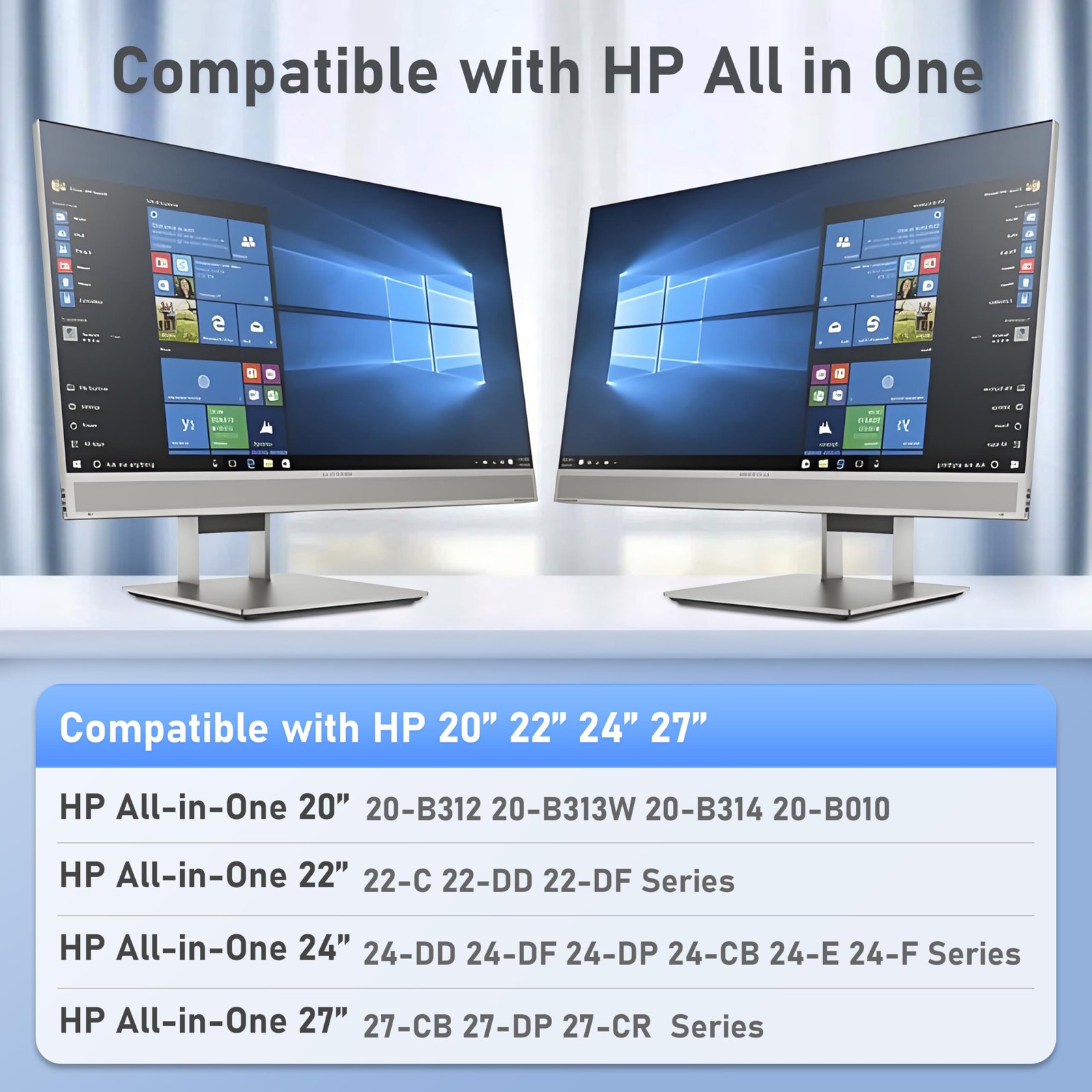 90W 65W AC Adapter Power Cord for HP All-in-One Desktop 22" 24" 24-DD 24-DF gallery
