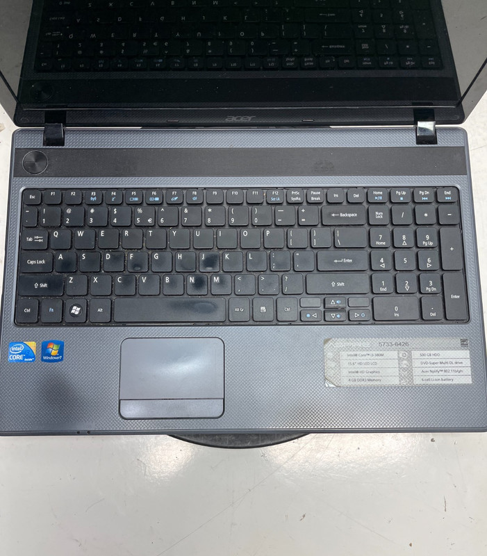Acer Aspire 5733-6426 Intel Core i3-380M 4GB NO HDD gallery