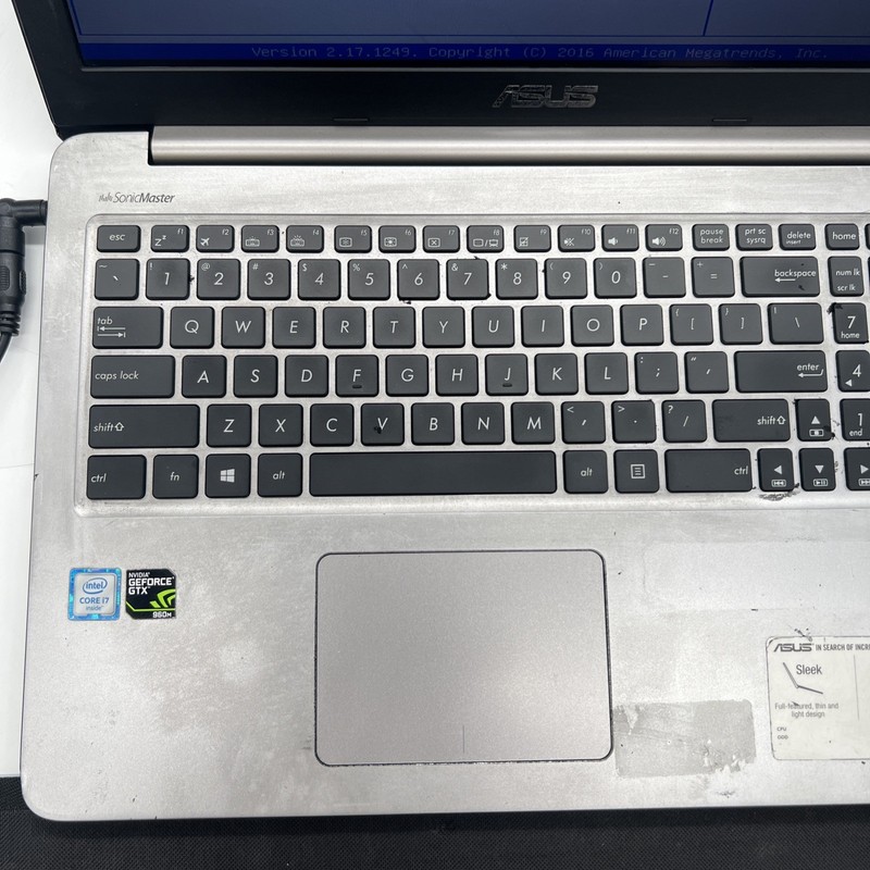 ASUS K501UW Intel i7 6500U 2.5GHz 8GB RAM GTX 960M No Drive No OS READ gallery