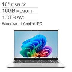 ASUS Vivobook 16 Copilot+ 16″ WUXGA Snapdragon X – X126100 16GB 1TB SSD W11H SL