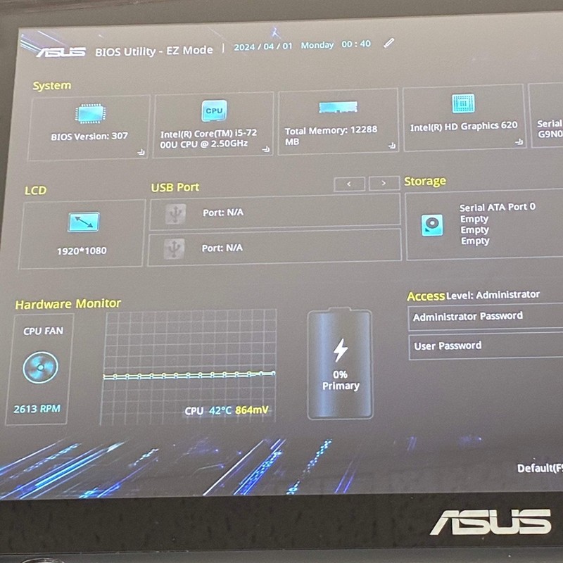 Asus Q504U 15 inch Core 5 12GB 1TB Silver READ gallery