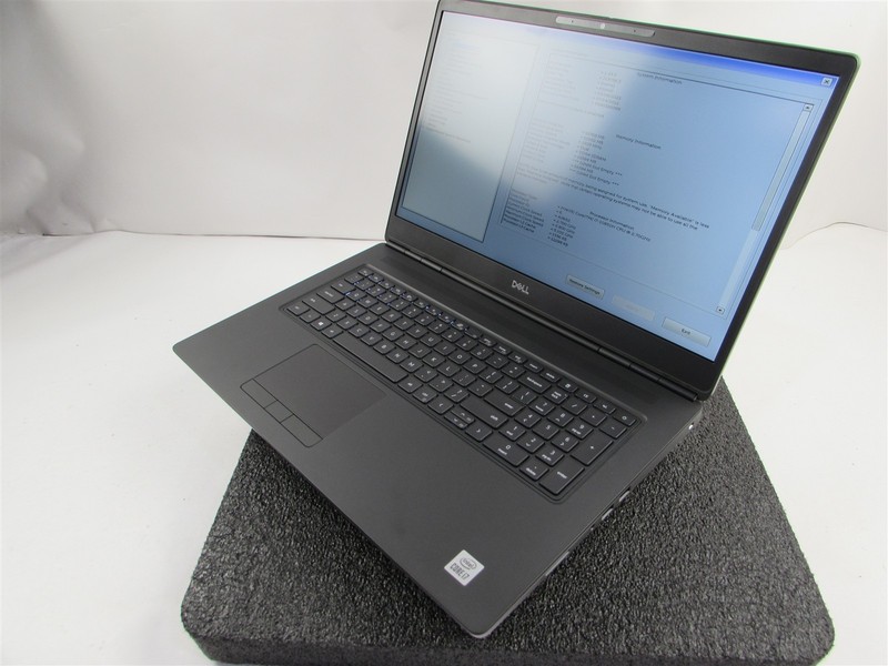 DELL PRECISION 7750 FHD CORE I7-10850H 1TB SSD 32GB RAM NVIDIA RTX 4000 WIN 11 gallery